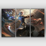 Nightbringer Kayn Prestige Edition lol 3 panels canvas wall skin decor