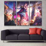 Battle Academia Caitlyn 3 panels canvas wall paper poster decor
