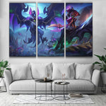 Bewitching Senna and Batnivia Posters league of legends wall decor