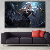 Coven Cassiopeia 3 panels canvas league poster wall decor