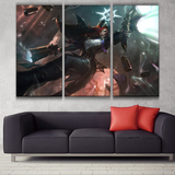 Broken Covenant Miss Fortune league of legends 3 panels canvas wall decoration poster