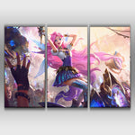 Classical Seraphine league of legends wall poster decor