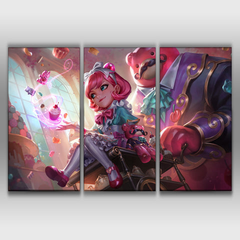 Cafe Cuties Annie league of legends 3 wall poster decor