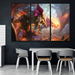 Dragonslayer Twitch see online wallpaper canvas skin wall decor poster 