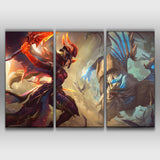 Dragonslayer Galio and Kayle league of legends wall poster buy online gift