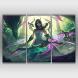 Fae Dragon Ashe League of legends wall poster decor