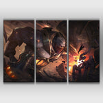 High Noon Sion league of legends wall poster