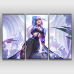 K/DA All Out Evelynn league of legends wall poster deco