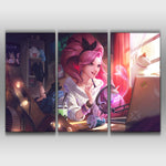K/DA All Out Seraphine Indie league of legends wall poster decor