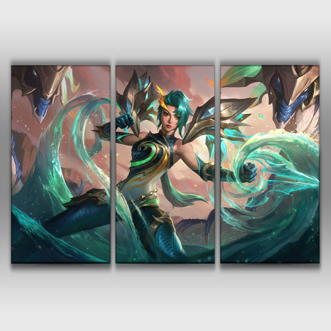 Lagoon Dragon Kai'Sa league of legends buy online wall poster gift decor