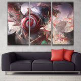 Mythmaker Galio 3 panels canvas wall decoration poster