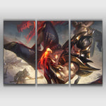 Obsidian Dragon Sett league of legends wall poster