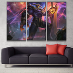 Odyssey Aatrox league 3 panel canvas wall poster decoration