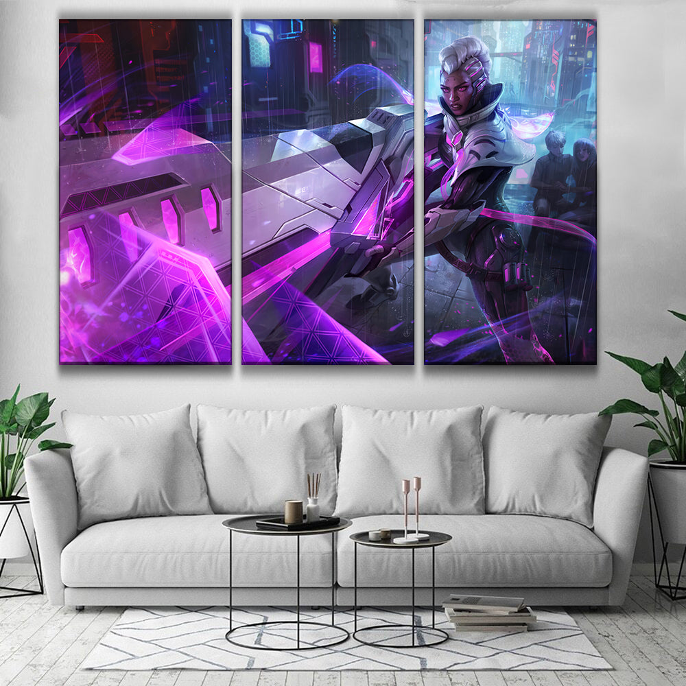 Project Senna PROJECT: Senna - 3 Panels Wall Poster – leagueofstore.shop