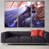 Prestige Broken Covenant Miss Fortune league of legends 3 panels canvas wall decoration poster