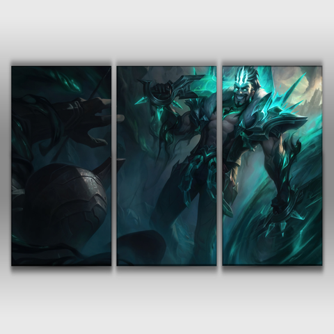 Ruined Draven League of legends wall poster decor