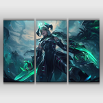 Ruined Shyvana League of legends wall poster decor