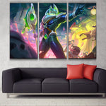 Space Groove Nasus lol wall canvas poster decoration