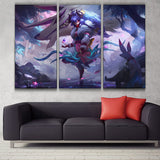 Spirit Blossom Kindred league 3 panels canvas wall poste rdecoration