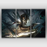 Sentinel Pyke league of legends 3 panels canvas buy online poster gift