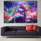 Space Groove Nami league 3 anels canvas wall decoration poster