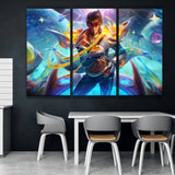 Space Groove Twisted Fate lol wall canvas decor