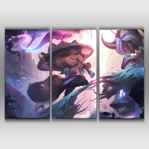 Spirit Blossom Teemo league of legends wall poster