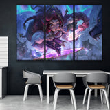 Winterblessed Zoe 3 anels canvas wall decoration